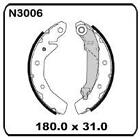 Fits Proton Savvy Bt 1.1l 10/2005 Onwards Rear Drum Brake Shoe Set N3006
