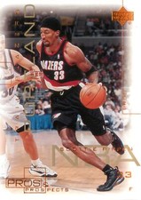 Scottie Pippen 2000-01 Upper Deck Pros & Prospects Basketball Card #66 Blazers