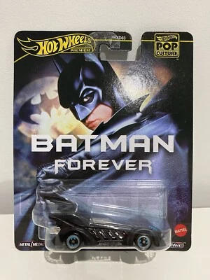 Hot Wheels Premium 1:64 поп-культура BATMAN FOREVER BATMOBILE Real Riders 2024 - Изображение 1 из 3