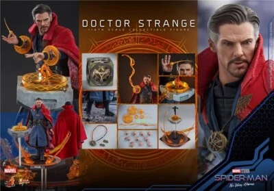 Boneco de ação Doctor Strange 1/6 Hot Toys MMS629 Spider-Man No Way Home NOVO Dr - Imagem 1 de 4