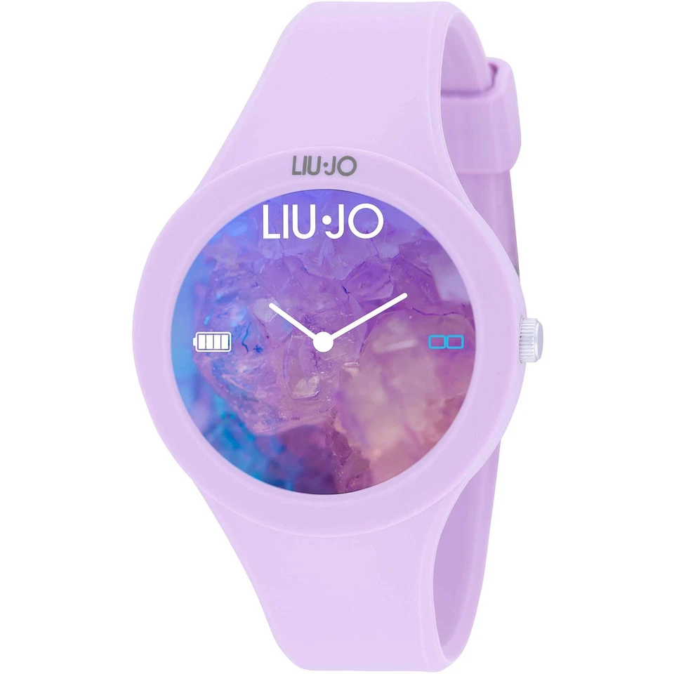 Smartwatch LIU JO LUXURY VOICE PAINT SWLJ128 Silicone Viola Touchscreen - Immagine 1 di 1