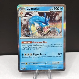 Gyarados 130/165 Sv: Escarlata y Violeta 151 Holograma Inverso - Imagen 1 de 2