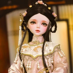 1/3 BJD Puppe antike Mädchen Puppe handgefertigt Gesicht Make-up Perücken komplettes Set fertiges Spielzeug - Bild 1 von 11