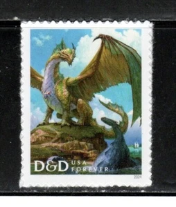 5909 * CIELO AZUL ~ MAZMORRAS Y DRAGONES * Sello franqueo de EE. UU. PARA SIEMPRE MNH - Imagen 1 de 1