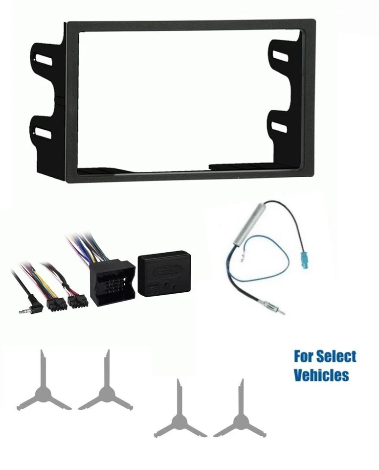 Kit de radio estéreo de coche doble Din combo de cables 12V + herramientas para algunos VW 2002-2006 Foto 1 de 1