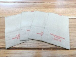 AMERICAN GIRL SET OF 4 MOLLY BROWN PAPER LUNCH BAGS NEW RETIRED 