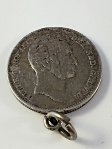 Antique Dutch East Indies Silver Coin Love Token 1834 - Picture 1 of 6