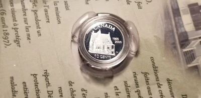 Canada 2000 Rare 10 Cent Silver Coin 100th Anniversary Birth Of Credit Union. - Image 1 of 3