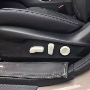 Carbon fiber Seat Switch Adjustment Button Cover For Subaru Outback 2020-2022 - Picture 1 of 5