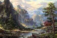 Thomas Kinkade High Country Wilderness Gallery Proof on Paper 36x24
