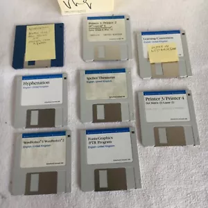 Vintage WordPerfect 3,5"" Installationsdiscs IBM Computer von 1988 - Bild 1 von 3