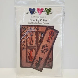 Country Kitties Wallquilt & Runner Pattern by Patti Bartlett - Photo 1/2