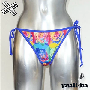 PULL-IN 'POP ART' BIKINI PANTALONES MEDIO CORBATA LADO UK 10 SWIM WEAR BNWT PVP £ 25 - Imagen 1 de 1