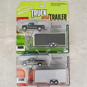 Johnny Lightning 2000 Chevy Silverado - 2018 Truck & Trailer Versions A & B NEW - Picture 1 of 4