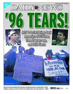 96 TEARS JETS GANG GREEN CRY FOR HELP NY DAILY NEWS 10/15 2025 - Picture 1 of 1
