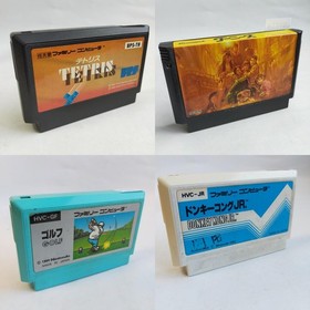 Tetris The Goonies Golf Donkey Kong Jr   Famicom p ... and etc .