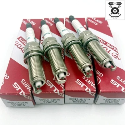 4pcs OEM Iridium Spark Plug 90919-01275 SC16HR11 For Corolla Prius C-HR Scion xD - Image 1 of 4