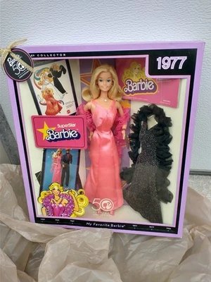 Mattel My Favorite Barbie 2008 50 aniversario 1977 muñeca Barbie superestrella en caja original Foto 1 de 4