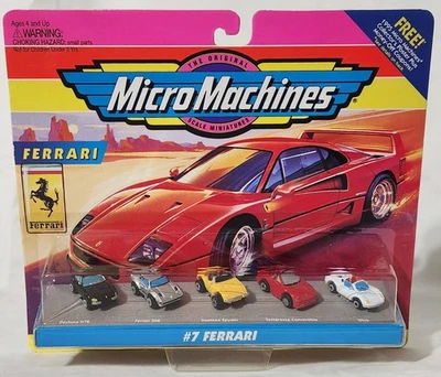 Ferrari 75030 1994 Galoob Micro Machines #7 raro casi nuevo sellado  Foto 1 de 4