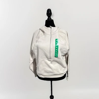 NUEVO Danskin Damas Mezcla Acanalada Acogedora Media Cremallera Sudadera con Capucha, Tostado Talla XL Foto 1 de 4