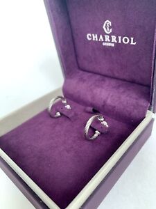 Charriol * Earrings Celtic Hoop 03-121-1240-0 Silver