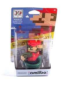 Amiibo Mario Classic Color Wii U Super Smash Bros Nintendo 30th Sealed New - Picture 1 of 5