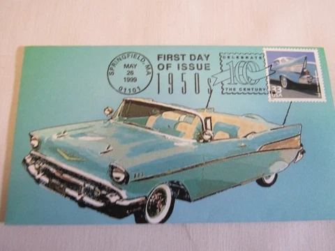First Day of Issue 1950s 1957 Chevy Cover