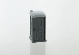 1:64th Gris Oporto Inocer con Puerta de Apertura 3D a Escala Diorama Exhibición Granja - Imagen 1 de 2
