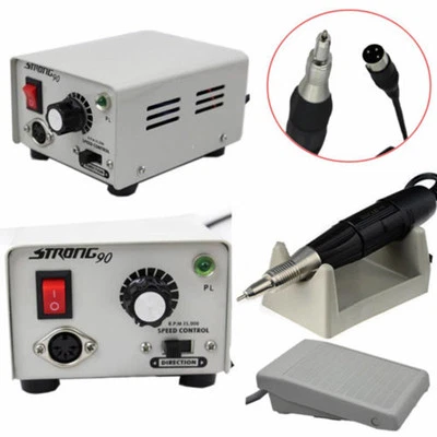 35K rpm Micro Motor Handstük + Strong 90 Dental Marathon Micromotor Lab Tool