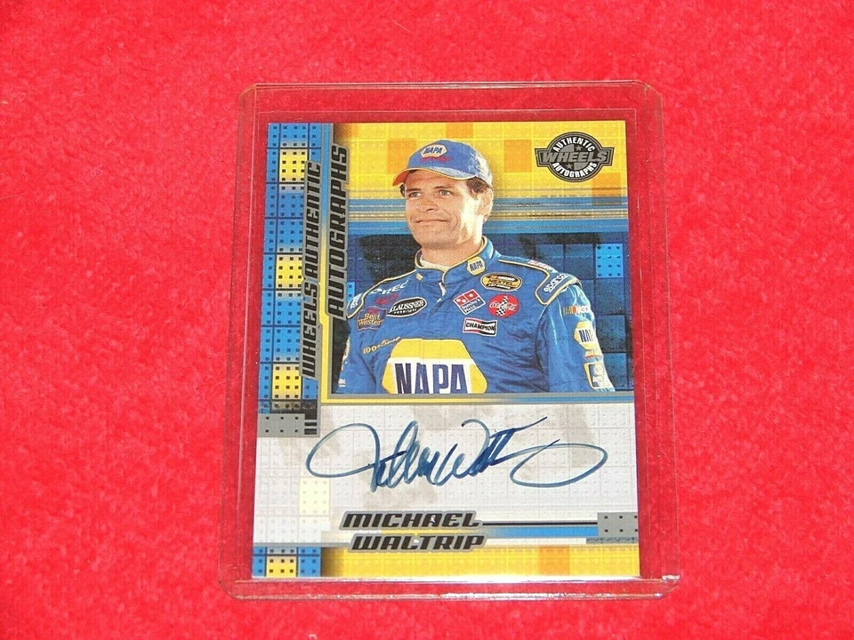 MICHAEL WALTRIP 2005 WHEELS AUTOGRAPHS AUTO (H-1124) - Image 1 of 1