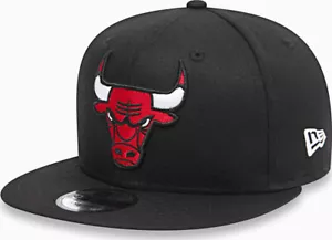 New Era Chicago Bulls Negro NOS Snapback Cap 9Fifty 950 M L Basecap Para Hombre - Imagen 1 de 1