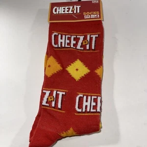 Queso * It Crackers Novedad Calcetines Crew Talla 6-12 Nuevos - Imagen 1 de 5