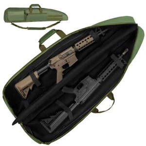 	Soft Double Shotgun Rifle Case 38” 42” 44” 46 52 Long Gun Bag w/Padded Hand	 - Picture 1 of 7