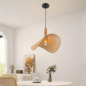 Geflochtene H?ngelampe Deckenleuchte f??r Esszimmer K??che, Eingangsbereich - Bild 1 von 20