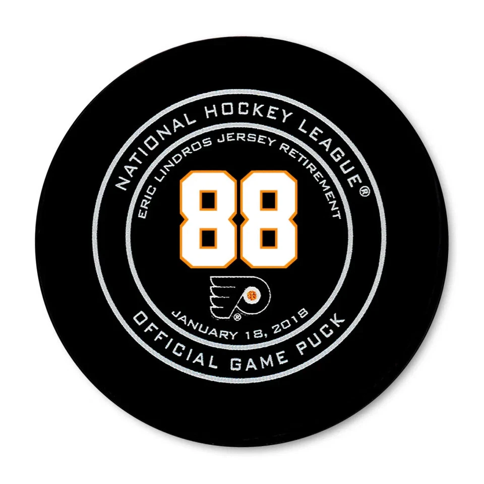 Camiseta Eric Lindros Philadelphia Flyers #88 Retiro Juego Oficial Puck Foto 1 de 1
