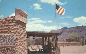Postal del área de recreación Wards Saloon Old Tucson Hollywood filmada Old West Now - Imagen 1 de 2