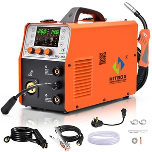 4-in-1 Aluminum MIG MAG Welder Flux Cored Wire Welding Machine TIG MMA IGBT 250A - Picture 1 of 7