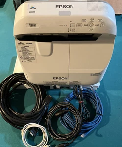 🔥Epson BrightLink 585Wi LCD Projector, w/cords/stand, used, free shipping🇺🇸 - Picture 1 of 5
