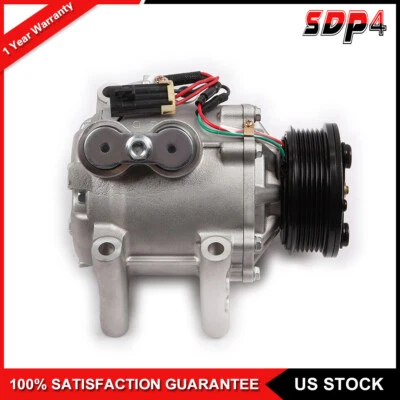 Compresor y embrague de aire acondicionado para GMC Envoy Chevy Trailblazer 2002-2009 4,2 L Foto 1 de 4