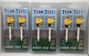 Iowa Hawkeyes Mascot Golf Pro Rubber Head Team Golf Tees, 6 Total Golf Tees ⛳🏈 - Picture 1 of 3