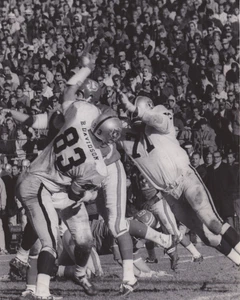 TYPE 1: 1968 Press Photo AFL Oakland Raiders Ben Davidson and Ike Lassiter - Picture 1 of 2