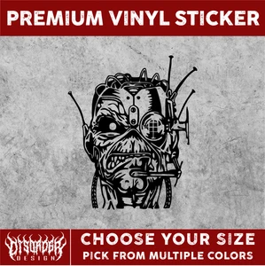 IRON MAIDEN SOMEWHERE [VINYL STICKER]-for WINDOW-LAPTOP-FOLDER-YOU PICK COLR/SZE - Picture 1 of 6