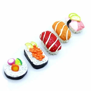 1x 1:12 Japanese Food Supply Sushi Miniatures Puppenhaus Küche Dekor Zubehör - Picture 1 of 7