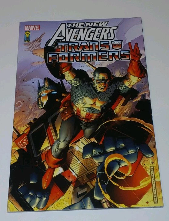 The New Avengers Vs The Transformers Graphic Novel IDW 2008 1st Edition RARE OOP Foto 1 de 4