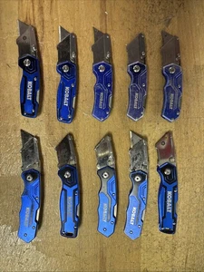 Lot A 12 Kobalt TSA CONFISCATED Box Cutters Folding Blades - Imagen 1 de 4