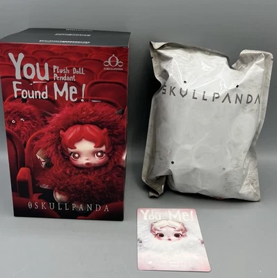 POP MART x Skullpanda You Found Me Series Muñeco de Peluche Caja Abierta Figura - Fantasma Foto 1 de 4