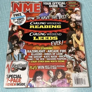 NME Magazine 25 August 2007 Reading Leeds Razorlight Arcade Fire Kings of Leon - Picture 1 of 2