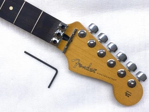 Genuine FLOYD ROSE 12" Radius LOCKING NUT Fender Strat Neck Player II Series MIM - Picture 1 of 23