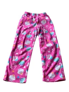 Dream Works Trolls Youth Girls Pajama Pants Colorful Size M Medium Cupcakes VGUC - Picture 1 of 8
