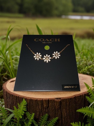Collana Coach Margherita Fiore Tono Oro